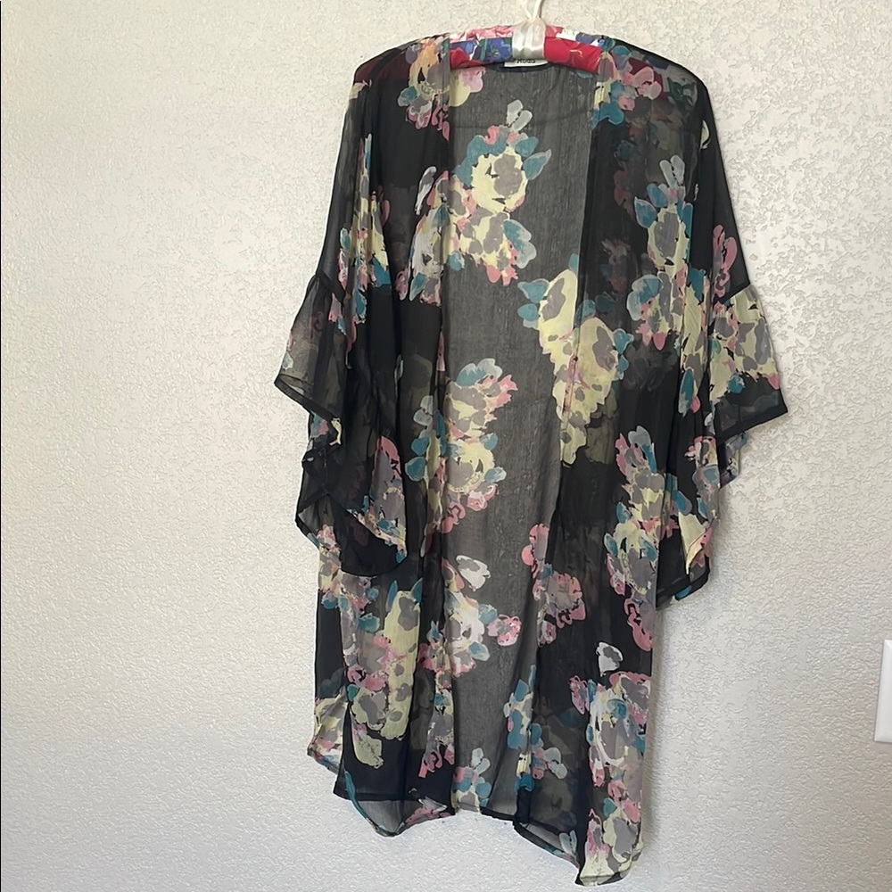 Floral Sheer duster